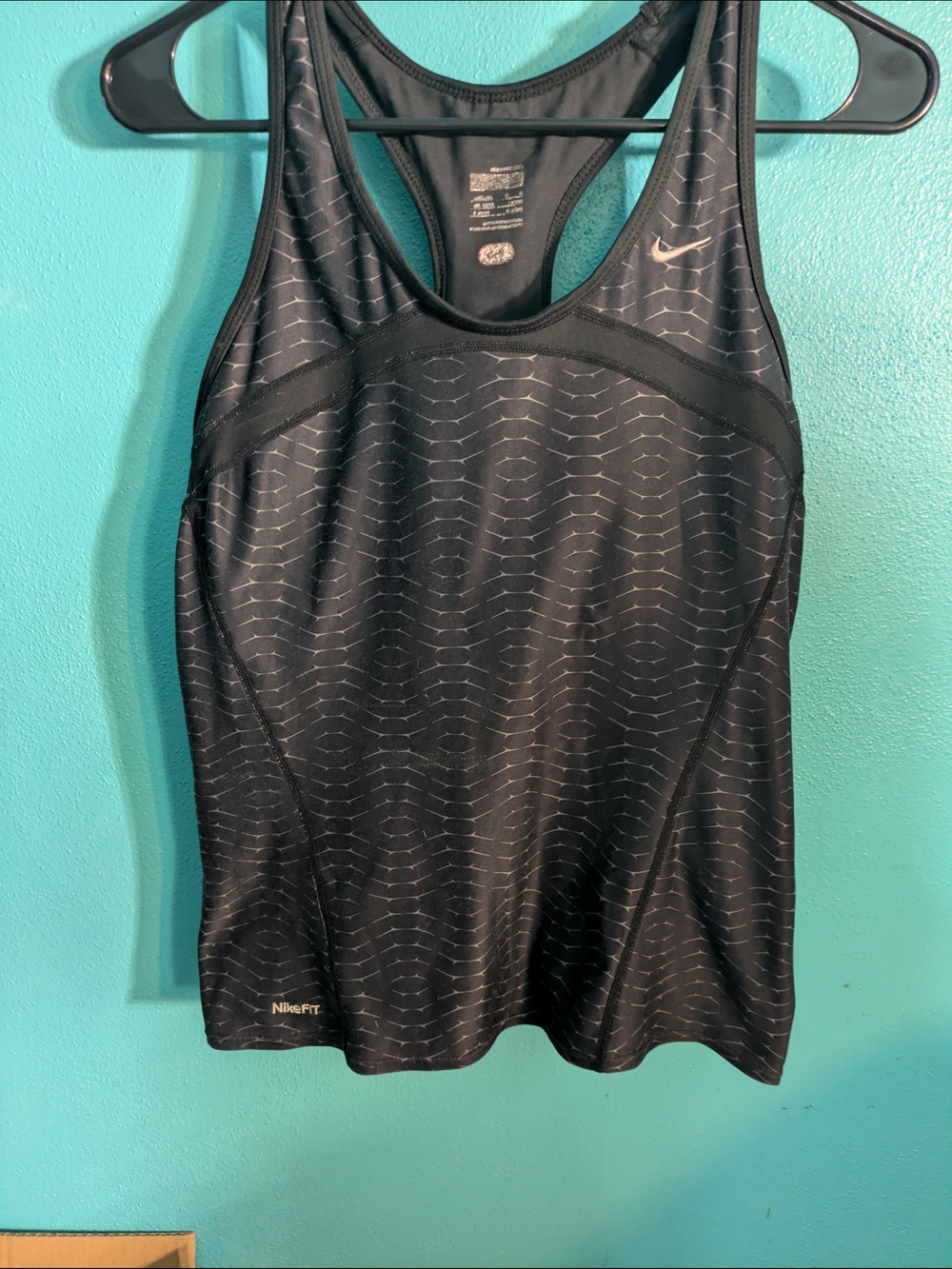 Nike Women’s Black Performance Racerback Tank W/ Built In Bra